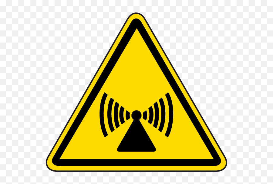 Non - Ionizing Radiation Label Warning Label Png,Radio Frequency Icon