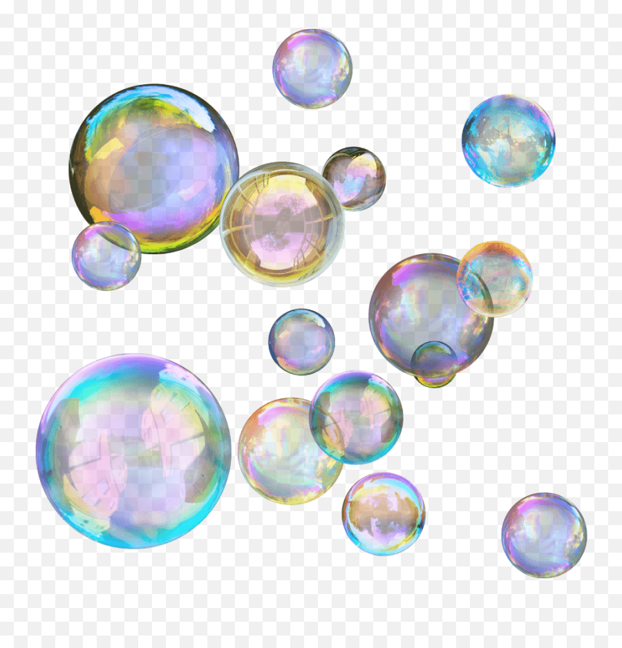 Colorful Iridescent Bubbles Wallpapers - Wallpaper Cave Emoji Of Bubbles Png,Transparent Bubbles