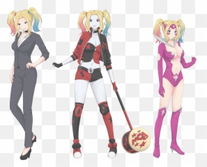 Fan Art Star Saphire Harley Quin From My Mahou Shoujo Dc - Quinn png