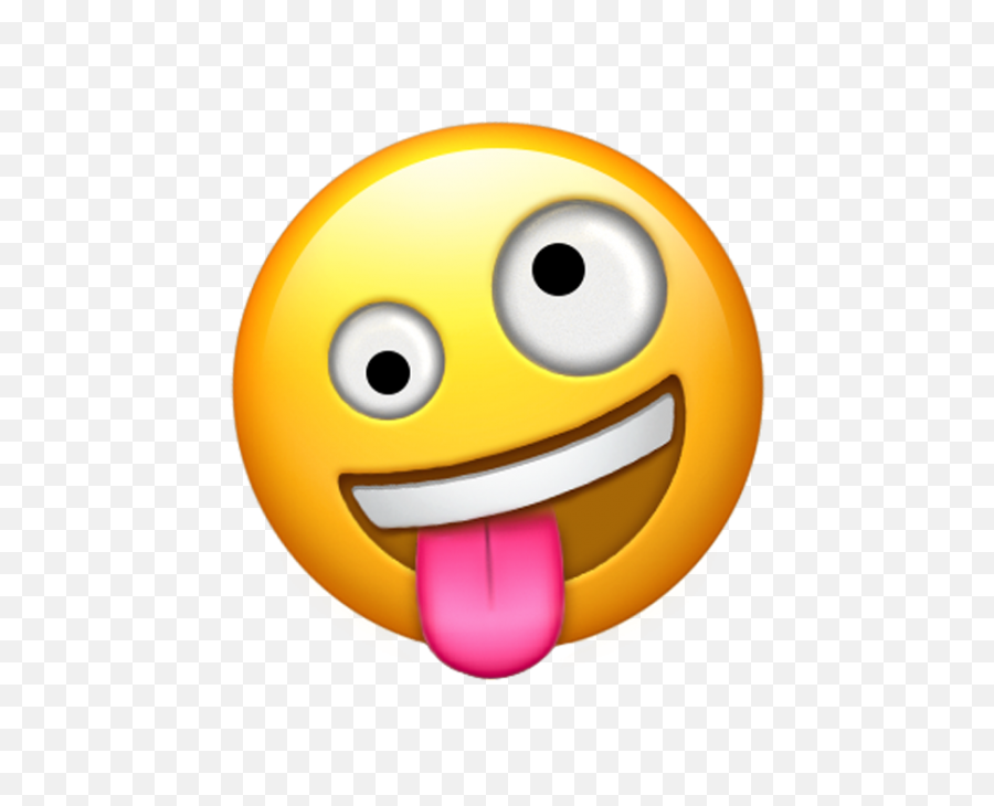 Crazy Emoji Apple - 2yamahacom Png,Crazy Eyes Png