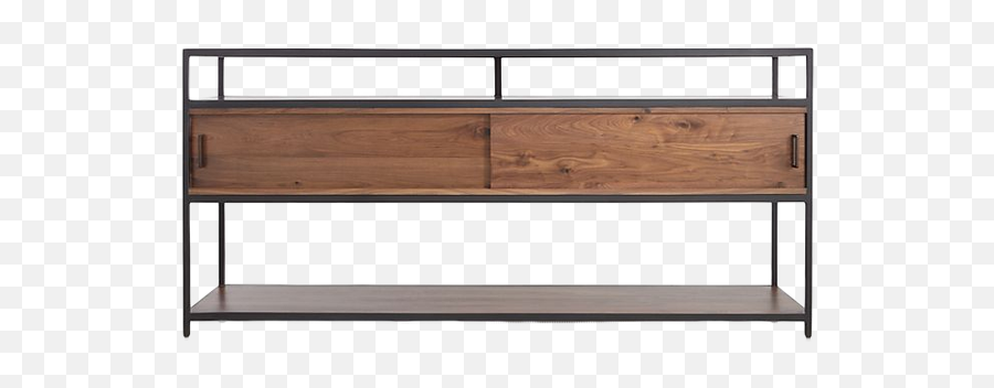 Knox Black 76 Industrial Media Console - Knox Black 76 Industrial Media Console Png,Modern Wood Twitter Icon 24x24 Png