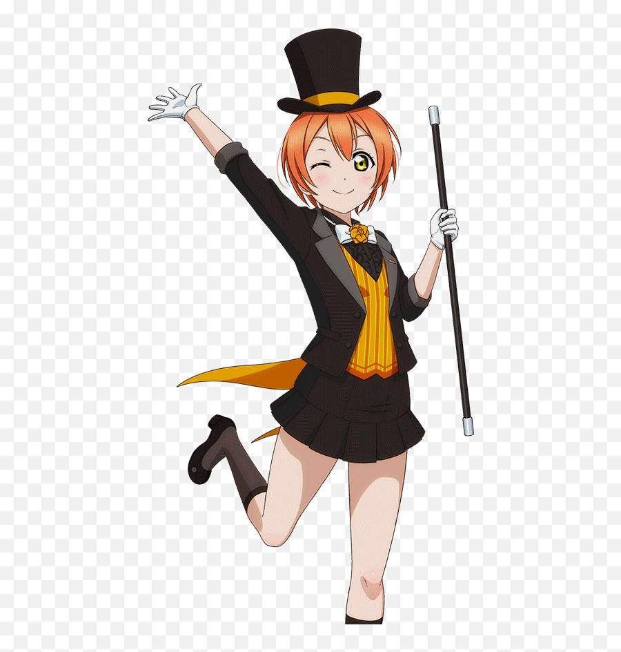 School Idol Tomodachi - Cards Album 631 Hoshizora Rin Sr Love Live Rin Magician Png,Mmd Icon