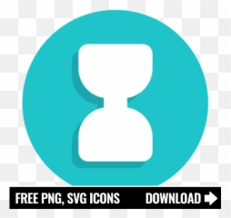 Free Sandclock Icon Symbol Png Svg Download - Language