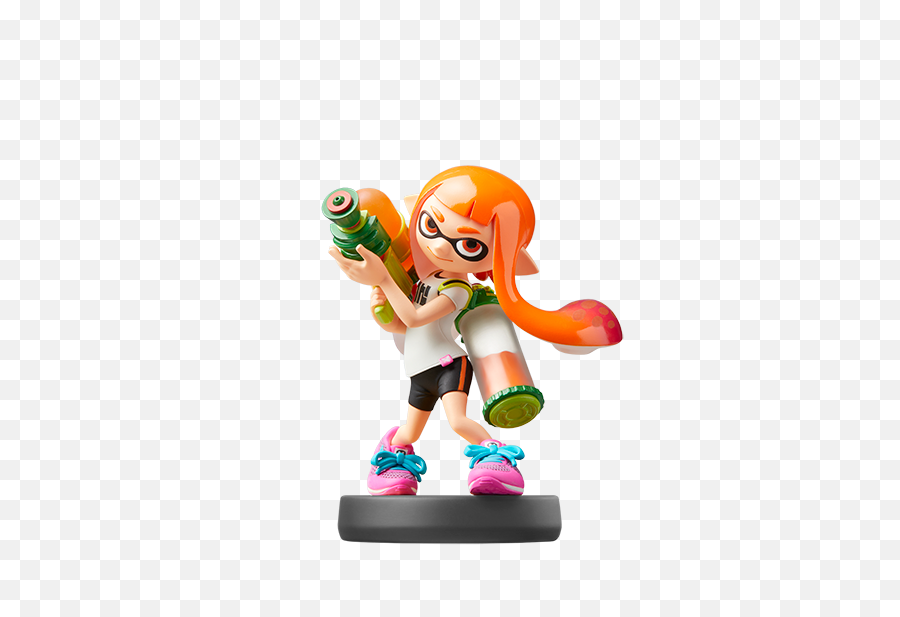 Super Smash Bros - Splatoon Inkling Girl Amiibo Png,Inkling Png