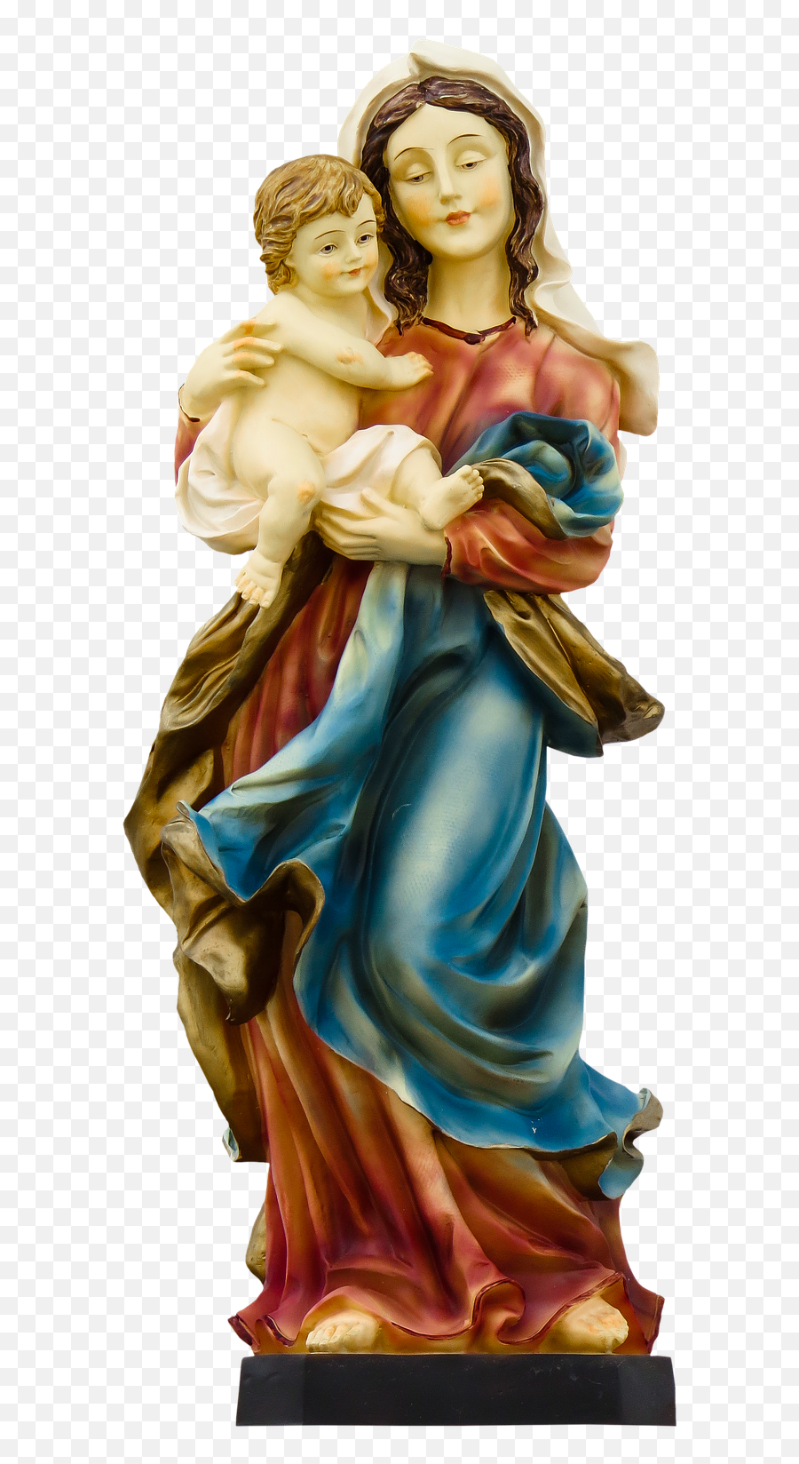 Figure Subject Maria Jesus Child Madonna - Figur Maria Jesus Png,Madonna Png