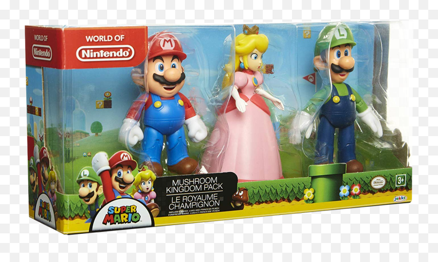 Super Mario - Mario Peach U0026 Luigi Mushroom Kingdom 4 Luigi World Of Nintendo Png,Luigi Plush Png