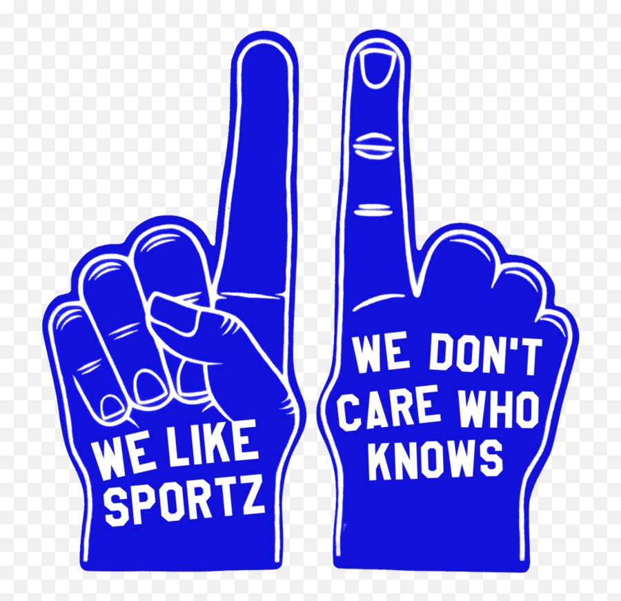 We Like Sportz Foam Finger - Lonely Island We Like Sports Png,Foam Finger Png