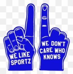 We Like Sportz Foam Finger - Lonely Island We Like Sports Png,Foam Finger Png