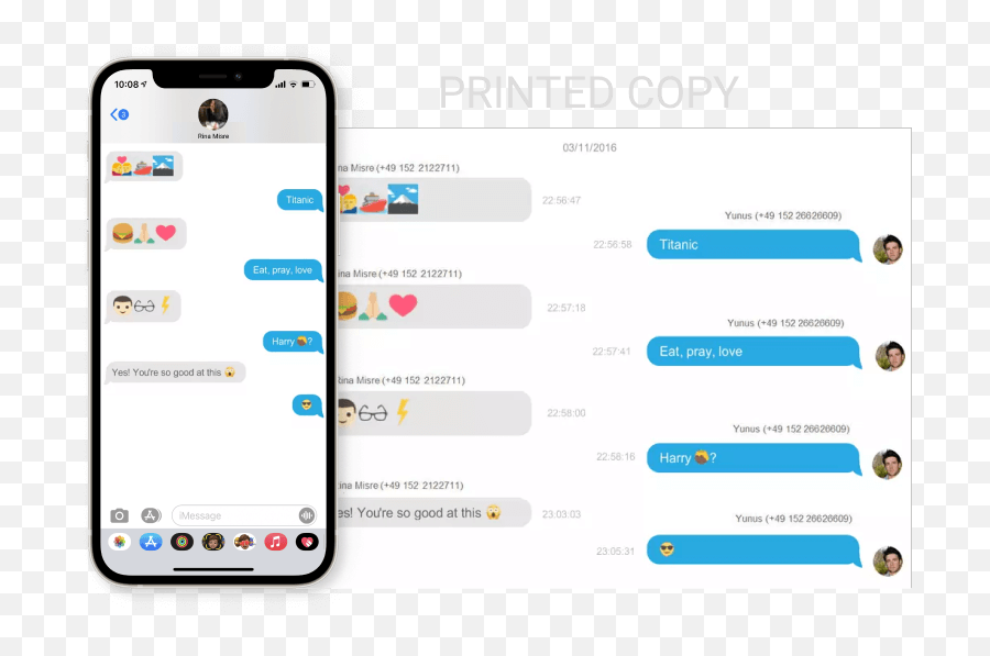 How To Print Text Messages From Iphone Step - Bystep Guide Smart Device Png,Iphone Sms App Icon