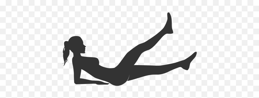 Fitness Woman Silhouette Lifting Legs - Transparent Png Silueta De Piernas Mujer,Legs Png