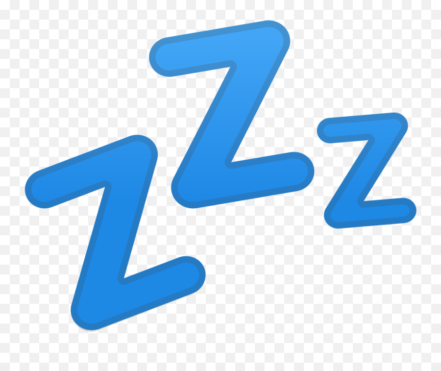 Zzz Icon Noto Emoji Clothing U0026 Objects Iconset Google - Electric Blue Png,Omg Emoji Png