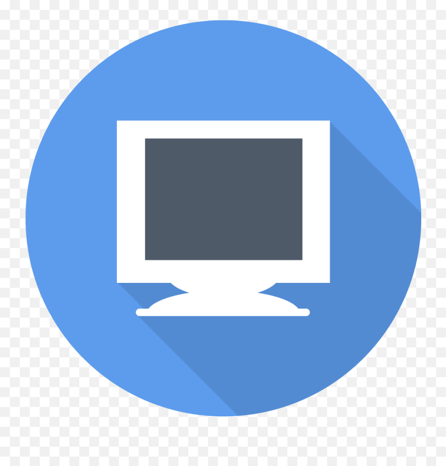 Monitor Icon Myiconfinder - Monitor Icon Blue Png,Computer Monitor Png