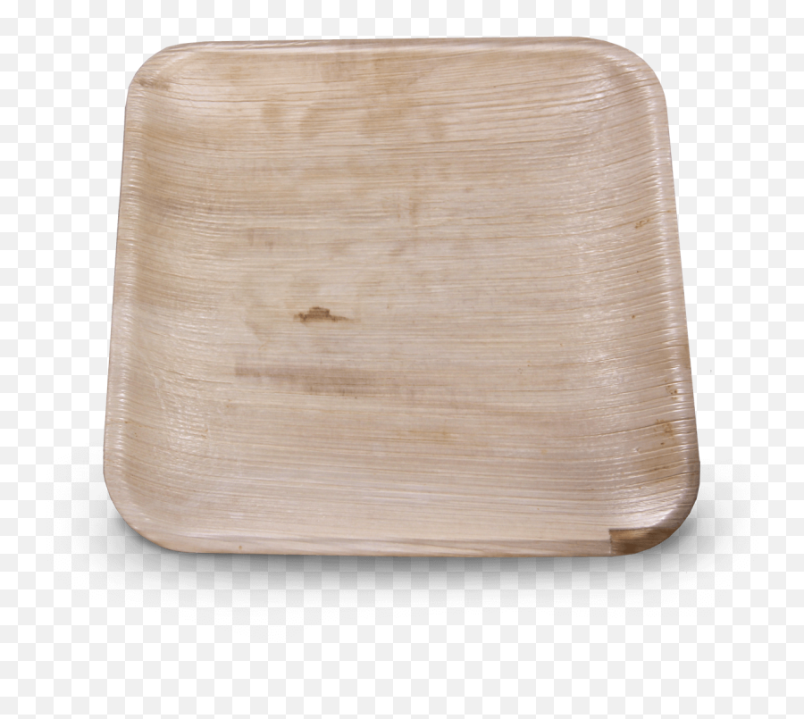 5u2033 Palm Leaf Square Plate - Wood Png,Empty Plate Png