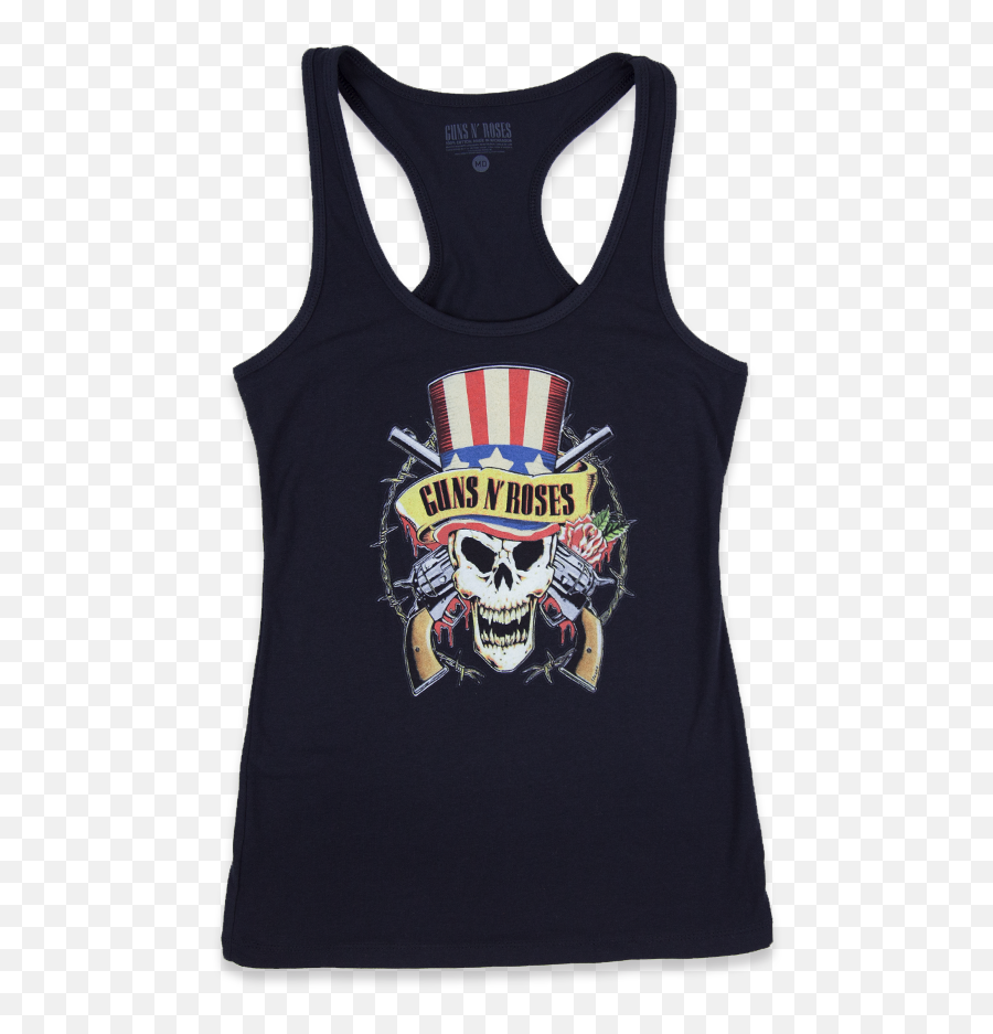 Uncle Sam Skull Racerback Tank U2013 Guns Nu0027 Roses Official Store - Guns N Roses Png,Uncle Sam Png