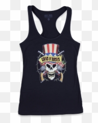 Uncle Sam Skull Racerback Tank U2013 Guns Nu0027 Roses Official Store - Guns N Roses Png,Uncle Sam Png