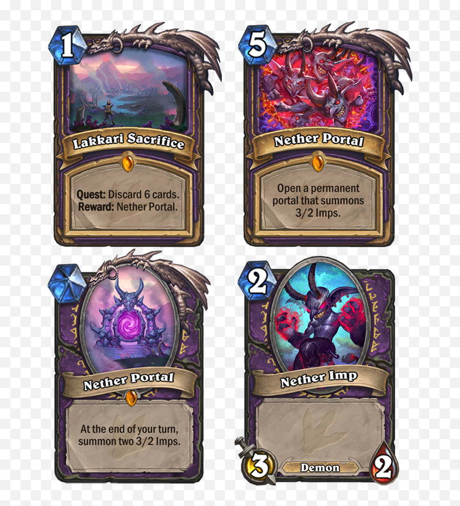 Blizzard Entertainment Png Image - Hearthstone All Quests Cards,Nether Portal Png