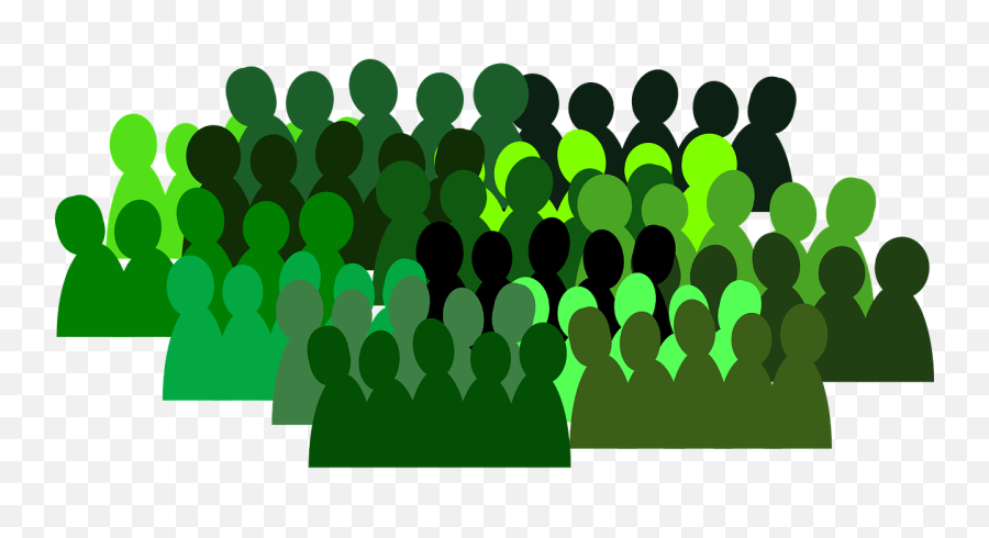 People Group Crowd - Background People Silhouette Transparent Png,Group Of People Png