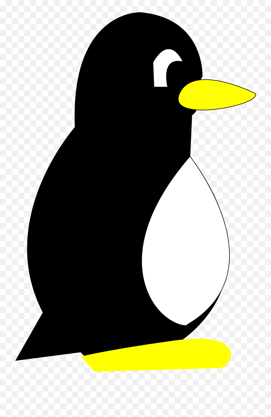 Penguin Clipart Emperor - Side View Of A Penguin Png,Penguin Png