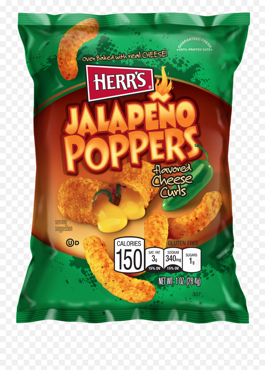 Jalapeno Popper Cheese Curls Herru0027s - Herrs Jalapeno Poppers Cheese Curls Png,Cheeto Transparent