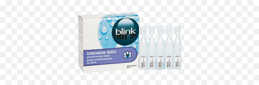 Blink Intensive Tears Vials - Intensive Tears Blink Eye Drops Png,Tears Transparent