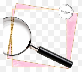 Colorful Geometric Frames Clipart - Magnifying Glass Png Free,Magnifying Glass Png
