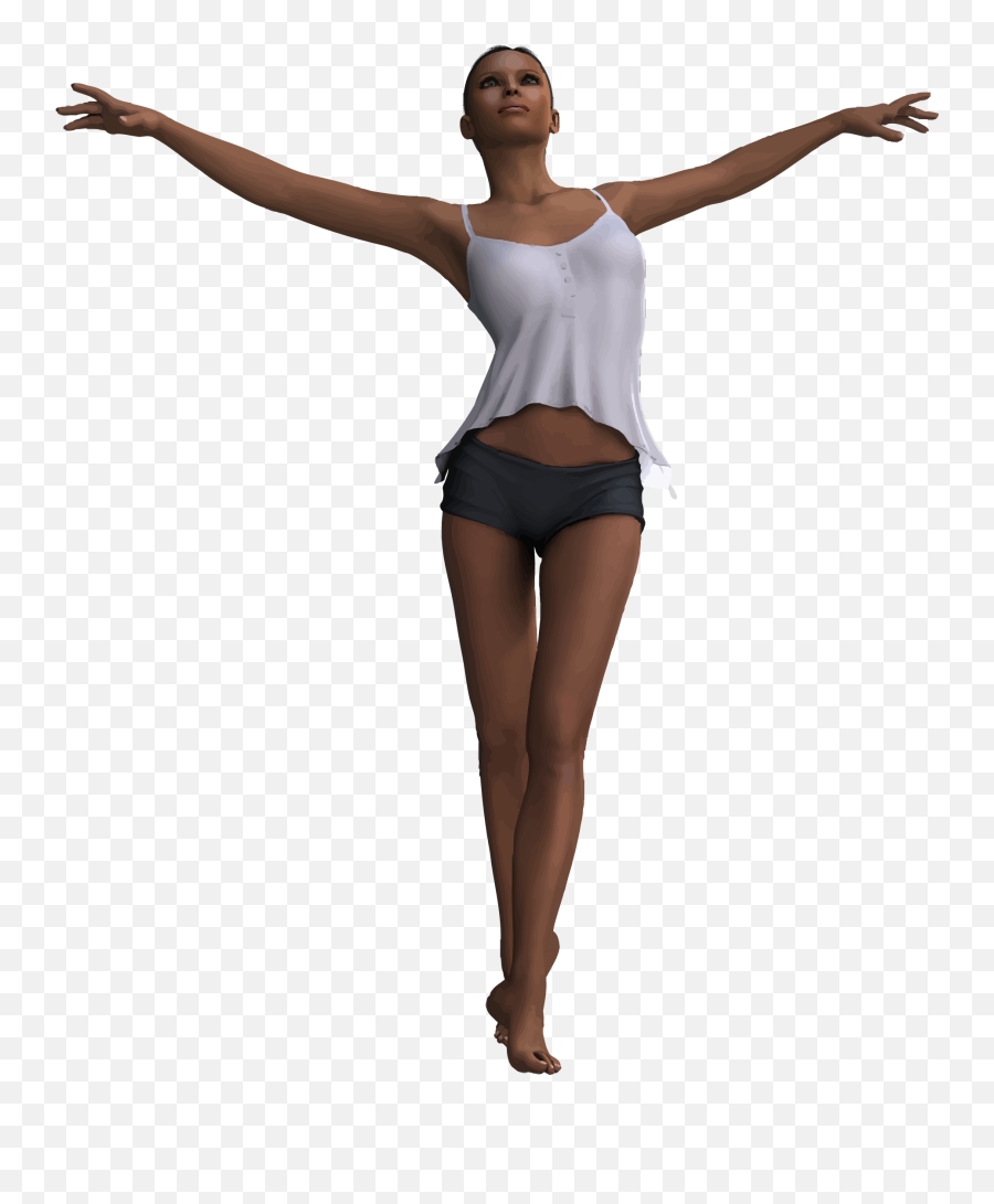Legs Clipart Outstretched Arm - Lady With Outstretched Arms Png,Arms Png