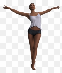 Legs Clipart Outstretched Arm - Lady With Outstretched Arms png