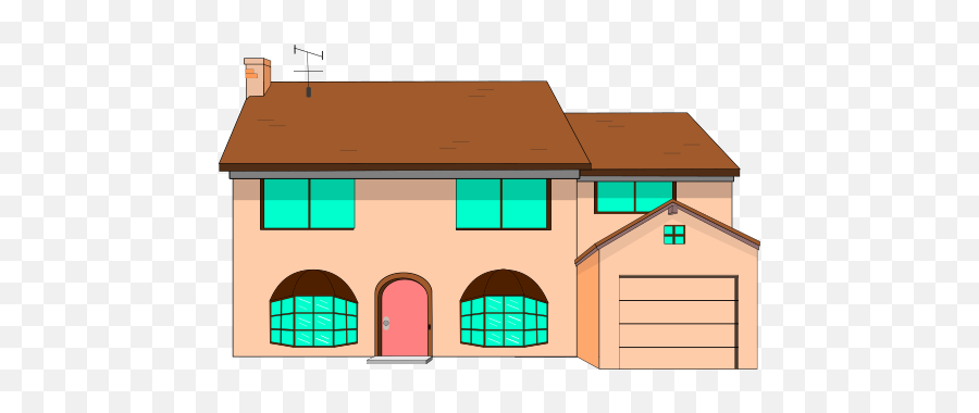 Simpson House Springfield Free Icon - Casa De Los Simpson Png,The Simpsons Png