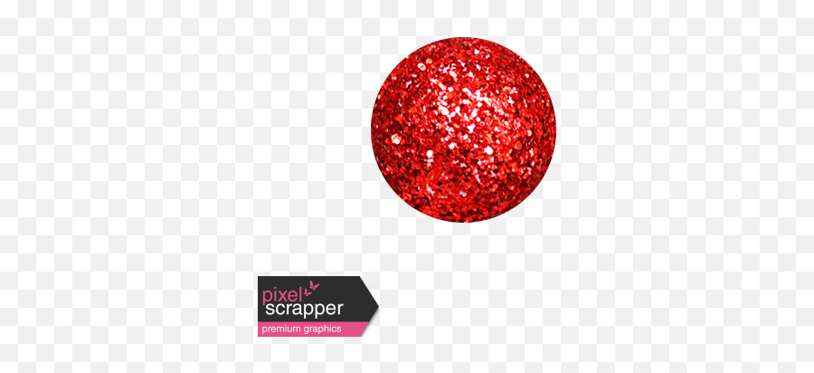 A Little Sparkle Elements - Red Glitter Ball Graphic By Circle Png,Red Glitter Png