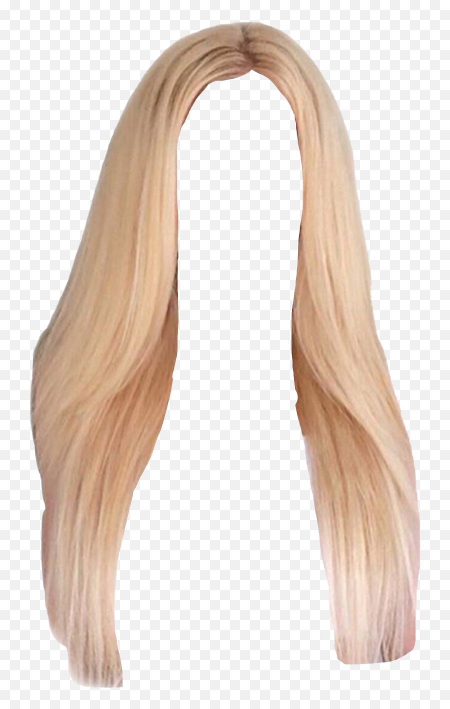 Blonde Hair Png Pic - Long Blonde Hair Png,Wig Transparent Background