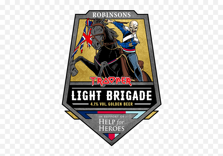 Trooper - Trooper Light Brigade Beer Png,Iron Maiden Logo Png
