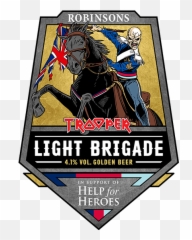 Trooper - Trooper Light Brigade Beer Png,Iron Maiden Logo Png
