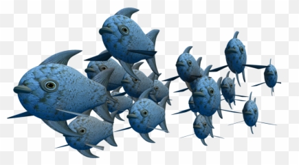 Download Hd School Of Fish Png Photos - School Of Fish Toy,School Of Fish Png