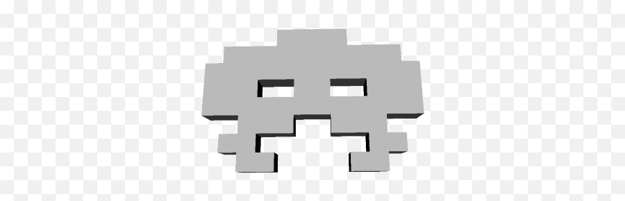 Model Of Space Invader 3d Printing - Space Invaders 3d Png,Space Invader Png