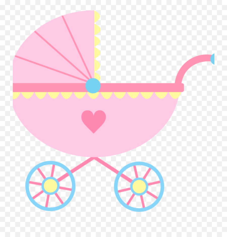 Gold Clipart Baby Carriage - Transparent Background Pink Baby Stroller Clipart Png,Stroller Png