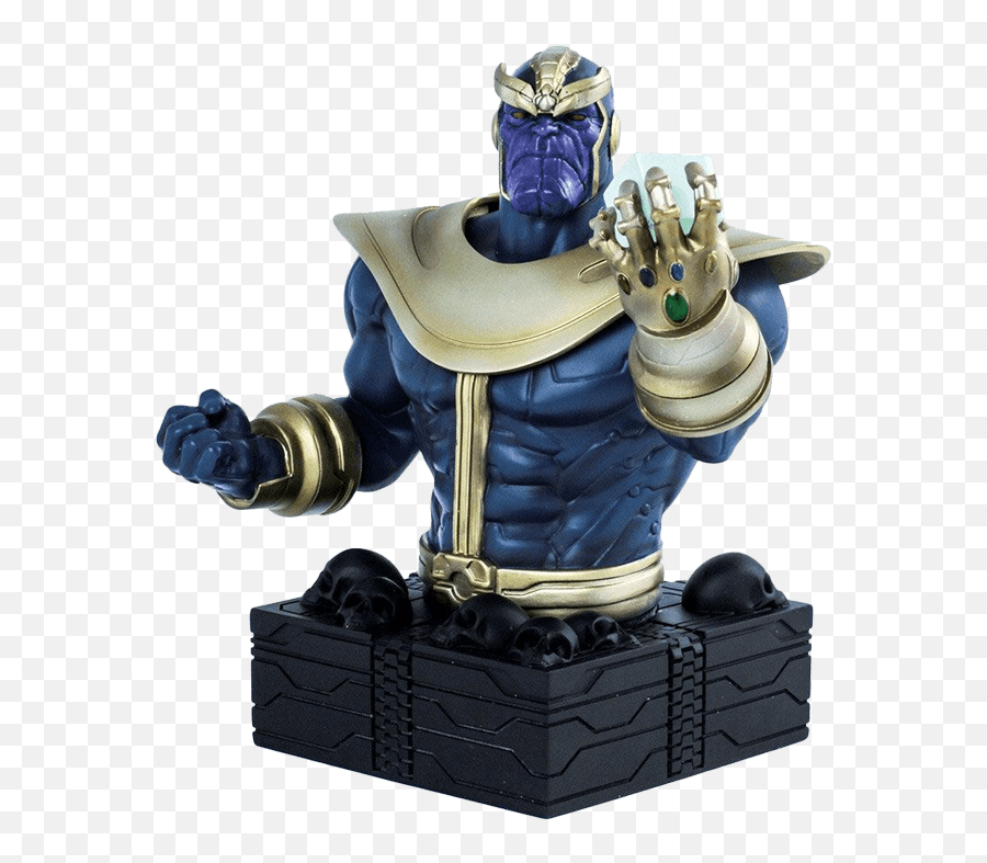 Marvel Bust Thanos The Mad Titan 16 Cm - 3760226376088 Png,Thanos Face Png