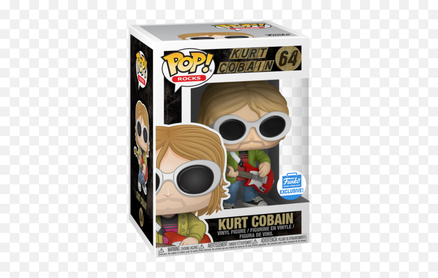 Funko Kurt Cobain - Funko Pop Nirvana Png,Kurt Cobain Png