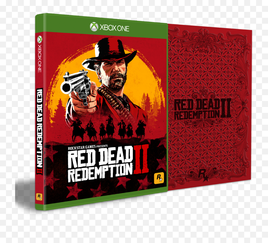 Red Dead Redemption 2 Steelbook Edition Rockstar Games - Red Dead Redemption 2 Pc Download Png,Red Dead Redemption 2 Logo Png