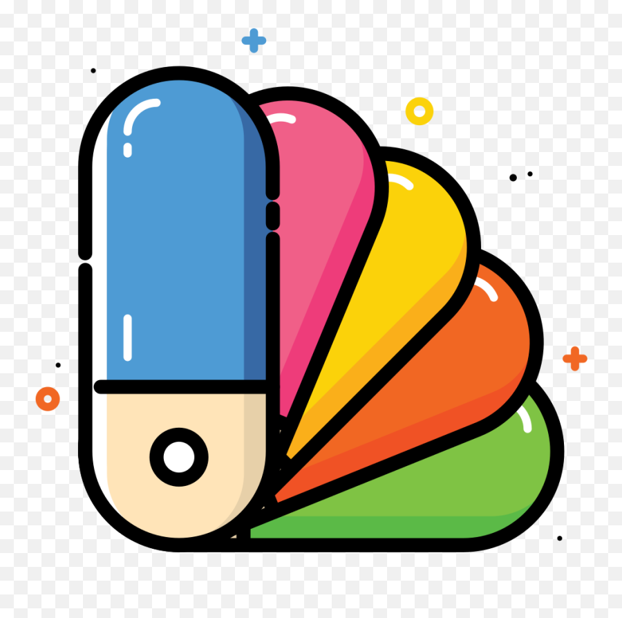 Color Guide Colorful Office School Icon - Office Icons Png,School Icon Png