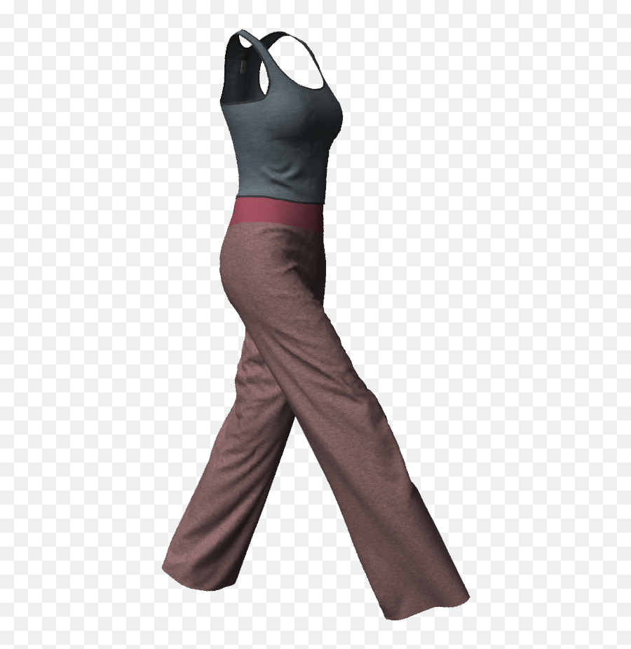 Download Hd Yoga Pants Garment File Marvelous Designer - For Women Png,Pajamas Png