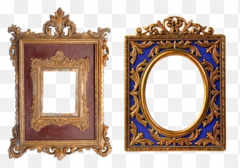 Free Photo Round Golden Ornamental Frame - Png Picture Frames Old