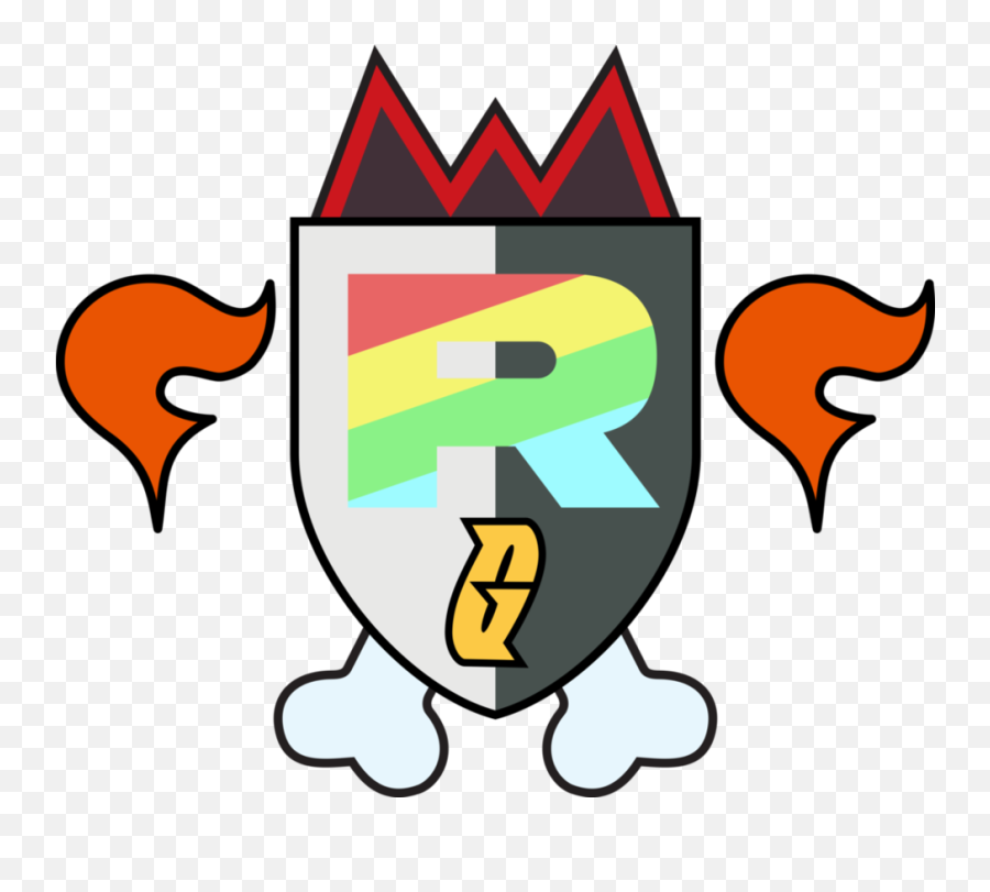 Team Rocket Logo Png - Team Rainbow Rocket Logo,Team Rocket Logo Png
