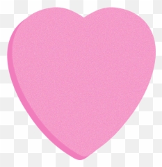 Valentineu0027s Day Treat Bag Free Conversation Heart Printables - Pink Heart Clipart No Background Png,Candy Hearts Png
