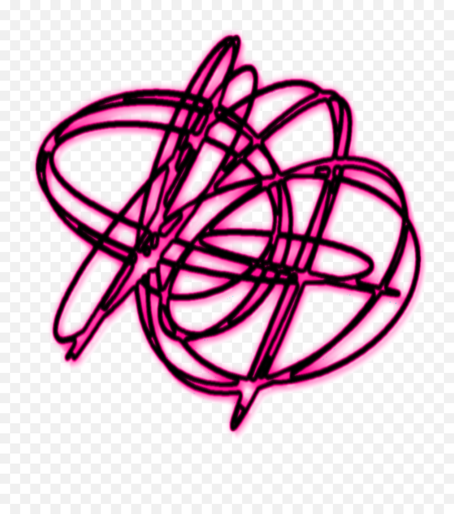 Download Mq Pink Swirls Swirl Neon - Circle Png Image Dot,Neon Circle Png
