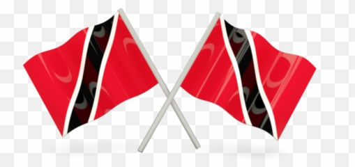 Two Wavy Flags - Transparent Logo Trinidad Flag Png,Trinidad Flag Png