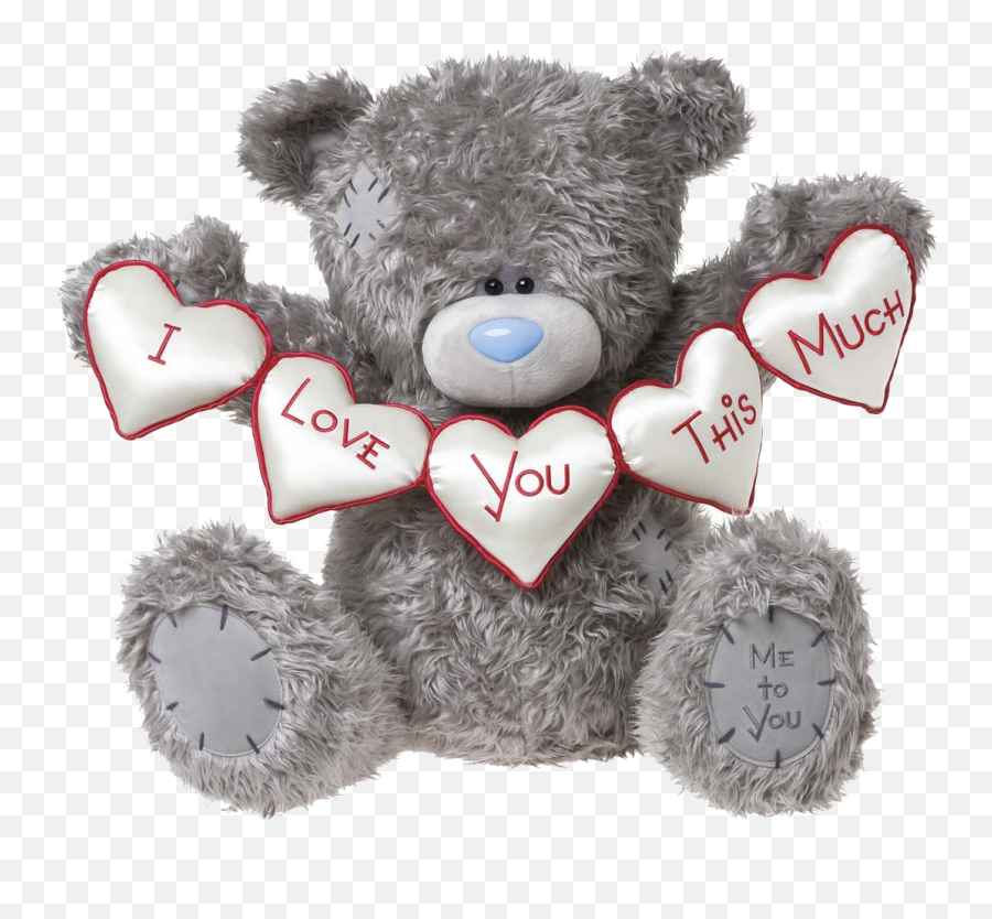 I Love U Me To You Valentines Day Teddy Bear Sliver Png Icon