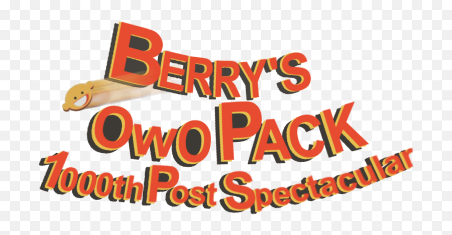 Berrys Owo Pack 1000th Post Fun - Poster Png,Owo Png