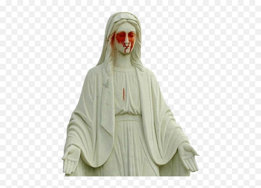 Virgin Mary Black Eye Transparent Png - Statue Angel Devil Png,Black Eye Png