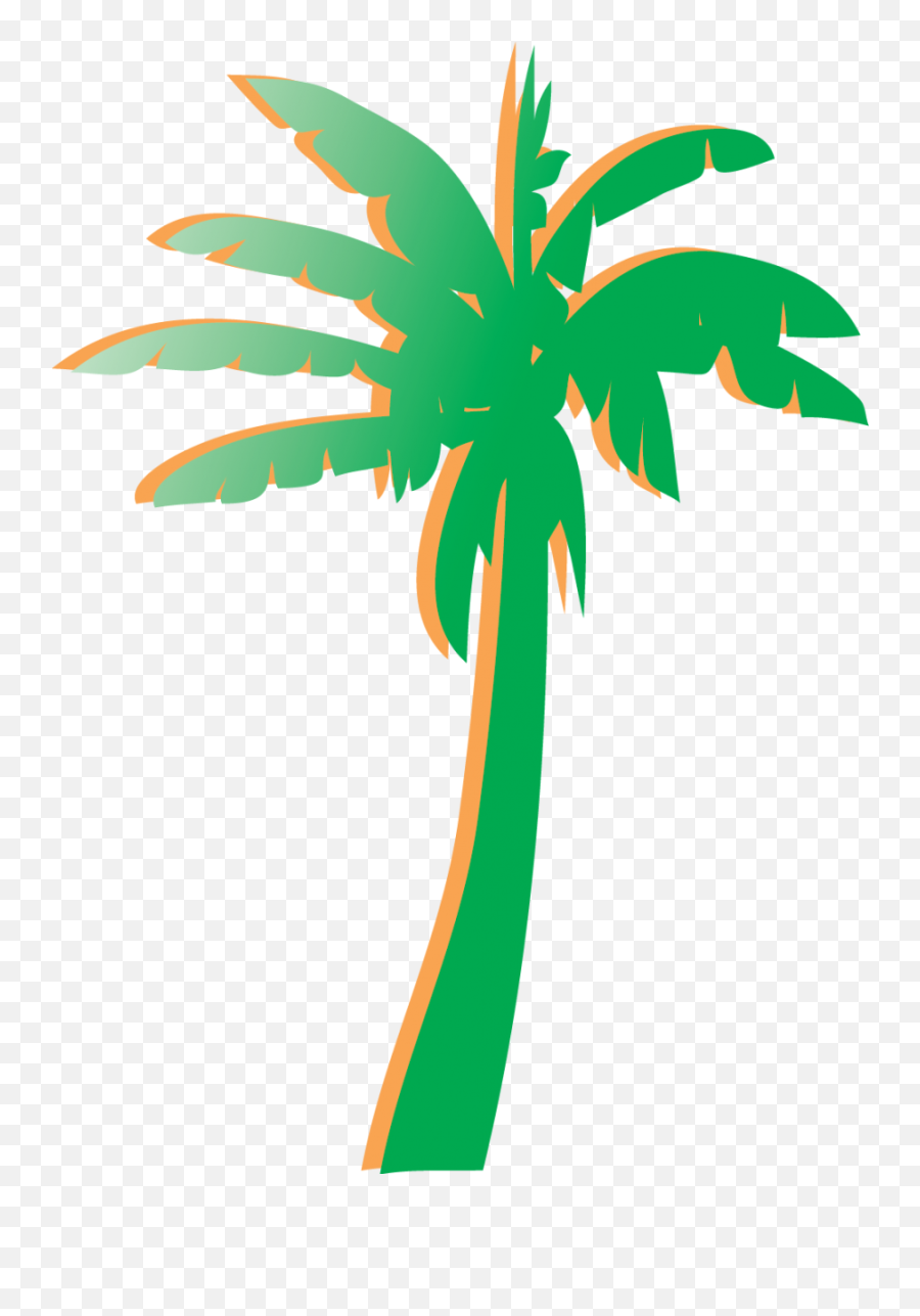 Palm Tree Graphic Png Jpg Library Stock - Green Lodging Green Palm Tree Silhouette,Palm Tree Logo Png
