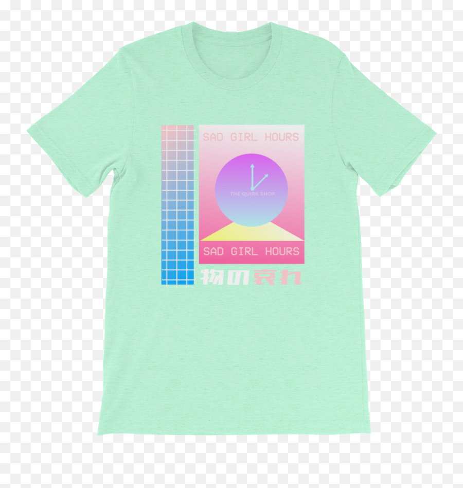 Sad Girl Hours Retro Vaporwave T - Shirt Sad Boy Png,Vapor Wave Png